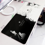 Black And White Desk Mat Gaming Mouse Pad Large Mousepad